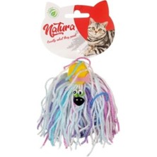 Moontime Alaçatı PTC-044 Pamuk Canavar Kedi Olta Oyuncağı 12 cm