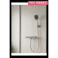HBG Markt Siyah Duş Seti Modern Görünüm ve Estetik Tasarım
