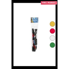 HBG Markt Mandallı Uç Mini El Pompası Bisiklet ve Top Montaj Aparatlı 30CM Hortum