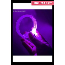 HBG Markt Mor LED Işıklı Kabarcıklı Bileklik Gizemli Parıltı