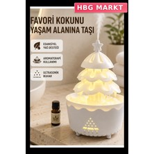 HBG Markt Mey Ithalat® 250 ml Şans Ağacı Hava Nemlendirici Çok Renkli Işıklı Aroma Cihazı