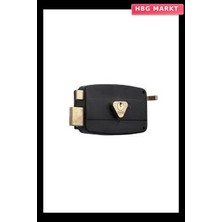 HBG Markt Oval 14 cm Dış Kapı Kilidi Trajlı (5647)