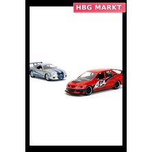 HBG Markt Hızlı ve Öfkeli 2'li Paket 2006 Gtr R34 Model Araba Oyuncak