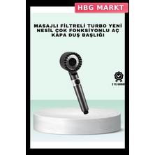 HBG Markt Aç Kapa Tuşlu Filtreli Duş Başlığı