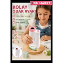 HBG Markt Ergonomik Taşınabilir LED Mikroskop 80X-200X Büyütme ve Manuel Focus Ayarı
