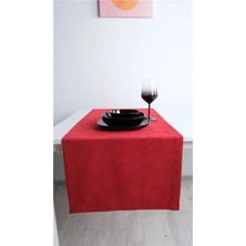 Goccia Home 2'li Kadife Dokulu Runner Kırmızı
