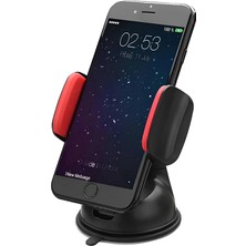 Markafox Vakumlu Cam ve Torpido Uyumlu Kısa Model Araç Içi Telefon Tutucu Düzenleyici