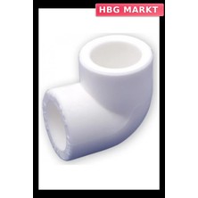 HBG Markt Mey Ithalat® Pvc Boru Dirsek 90 Derece Pprc 20 mm 10 Adet