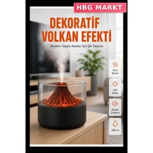 HBG Markt Volkanik Aydınlatma Efektli Nemlendirici ve Aromaterapi Difüzörü
