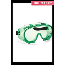 HBG Markt Tam Kapalı Şeffaf Iş Gözlüğü (Yıkanabilir, Kırılmaz)