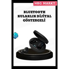 HBG Markt Mey Ithalat® Kablosuz Bluetooth Kulaklık – Gürültü Önleyici, Suya Dayanıklı, Mikrofonlu, Uzun Pil Ömürlü