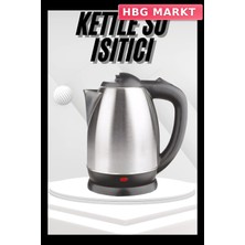 HBG Markt Mey Ithalat® Yeni Nesil Saplı Uzun Ömürlü Paslanmaz Çelik Su Isıtıcı Kettle