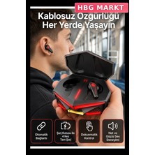 HBG Markt Akıllı Şarj Kutusu ile Kablosuz Kulaklık (Otomatik Bağlantı)