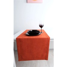 Goccia Home 2'li Kadife Dokulu Runner Kiremit