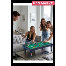 HBG Markt Mini Bilardo Masası Seti Ev Için Eğitici Oyun