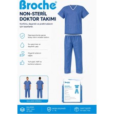 Broche Non Steril Doktor Takımı L Beden 5'li