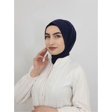 Moontime Alaçatı Cıtcıtlı Hazır Eşarp Şal Hijap Lacivert Renk