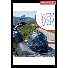 HBG Markt Esnek Motosiklet Kask ve Bagaj Filesi 35X35 cm