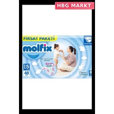 HBG Markt Mey Ithalat®   Bebek Bezi Fırsat Paketi 5 Beden 11-18 kg 48 Adet