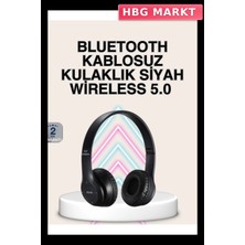 HBG Markt Mey Ithalat® Katlanabilir Tasarımlı Bluetooth 5.0 Kulaklık | Eller Serbest Arama ve Çift Cihaz Desteği