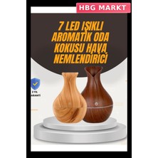 HBG Markt Mey Ithalat® Aromaterapi Özellikli Ultrasonik Taşınabilir Oda ve Ofis Nemlendirici