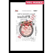 HBG Markt Mey Ithalat® Rich 1340 Vintage Kolay Transfer 23X33 cm