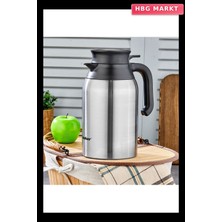 HBG Markt 2lt 304 Çelik K Model Termos Inox Serisi 12 Saat Sıcak 24 Saat Soğuk Çift C