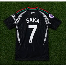 Mmt Spor Arsenal 25- 26 Yeni Sezon Iç Saha Siyah Yetişkin Forma Saka 7 Numara S