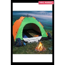 HBG Markt 6 Kişilik Otomatik Kurulum Kamp Çadırı 220X250X160 cm Suya Dayanıklı