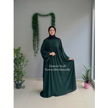 Yüsra Collection Menekşe Balon Kol Elbise