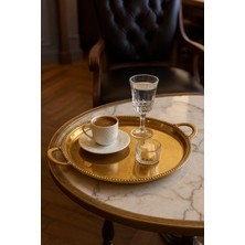 Moontime Alaçatı 6 Parça Kristal Mini Kahve Yanı Çikolatalık- Kase-Çerezlik-Reçellik