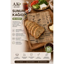 Ak Avm 50 Adet Vintage Desen Servis ve Sunum Kağıdı