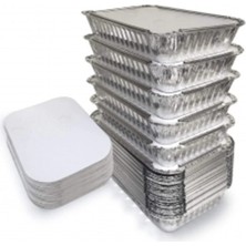 Moontime Alaçatı Alüminyum Kapaklı Kase 350 gr Paket 100'LU