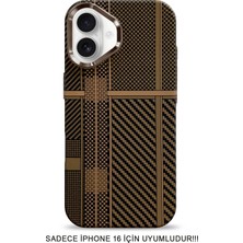 SC Soo Case iPhone 16 Uyumlu Premium Desenli Sert Magsafe Kılıf Kapak SOO-610
