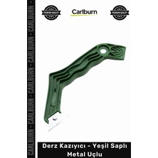 Carlburn #derzkazıyıcı Profesyonel Seramik Fayans Karo Keskin Dişli Derz Kazıyıcı Yeşil Saplı Metal Uçlu