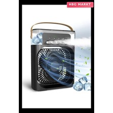 HBG Markt Taşınabilir Sulu Soğutmalı USB Masaüstü Fan 7 Renk LED