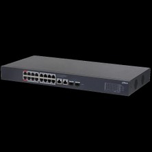 Dahua CS4220-16GT-240, 16PORT, Gigabit, Poe 240W, 2 Port Gigabit Uplink, 2 Port Sfp Gigabit Combo, Cloud Yönetilebilir, Switch