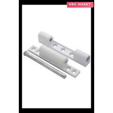 HBG Markt Düz Metal Beyaz 75MM Pvc Pencere Menteşesi