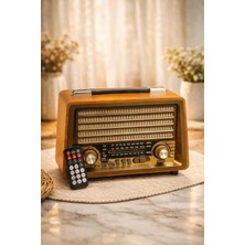 Everton RT-750 Nostalji Radyo – Bluetooth, Usb, Tf Kart Destekli Fm/am/sw Radyo Kumandalı