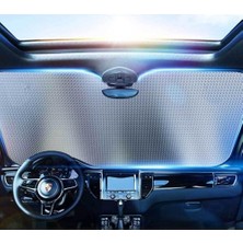 Zero Land Ece-Umay Araç Ön Cam Güneşlik Uv ve Isı Koruma Katlanabilir Toyota Corolla Skoda Superb Dacia Duster Ford Focus