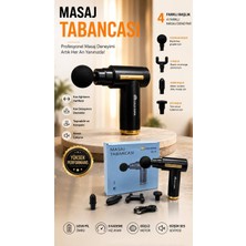Gk-16 Şarjlı Masaj Tabancası 6 Kademeli 4 Başlıklı Profesyonel Kas Masaj Aleti Sessiz Güçlü Motor