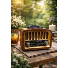 Everton RT-775 Nostalji Radyo | Fm / Am / Sw Radyo | USB & Tf Kart Mp3 Destekli |ahşap Radyo