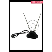 HBG Markt Karasal Klasik Tv Üstü Anten Vhf-Uhf Indoor Antenna