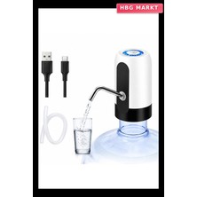 HBG Markt USB Şarjlı - Otomatik Damacana Su Pompası 4W - 800MAH İ11-071 (5647)