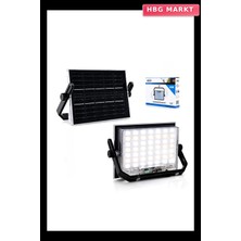 HBG Markt 100W Güneş Enerjili LED Işık Solar Projektör - Fener Kamp - Dış Mekan 3 Farklı LED Işık 348960 Lmb (5647)