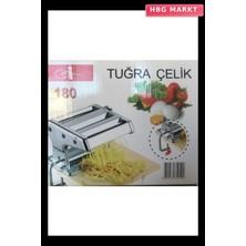 HBG Markt Tuğra Çelik 180 mm Erişte Makarna Makinesi (5647)