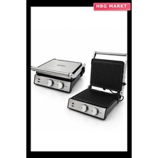 HBG Markt Izgara ve Tost Makinesi 4 Dilim Yapışmaz Yüzey 2000W SSM-2598