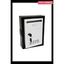 HBG Markt Plastik Siyah Posta Kutusu 26X20X7 cm