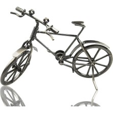 Moontime Alaçatı Vintage Nostaljik Retro El Yapımı Metal Bisiklet Modeli Dekoratif Hediyelik Biblo Vitrin Süsü