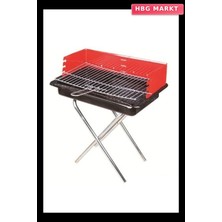 HBG Markt 40 cm Pervazlı Portatif Ayaklı Mangal Tekli Kutulu